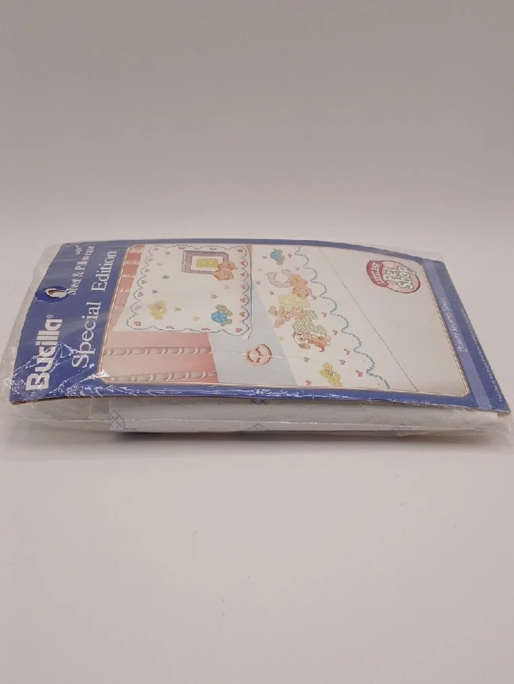 Bucilla Littlest Pet Shop Sheet & Pillowcase Cross Stitch *Floss Not Included